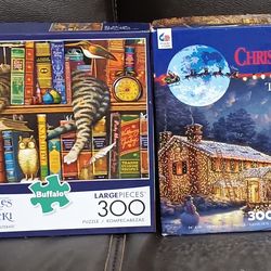 ASSORTED PUZZLES WITH PHOTO SHEET 3.00 PER BOX LIKE TO SEE AS A LOT used