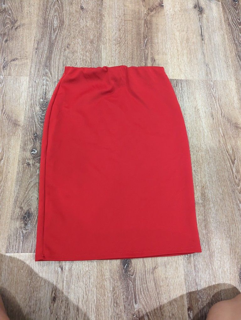 Pencil Skirt red sz 0