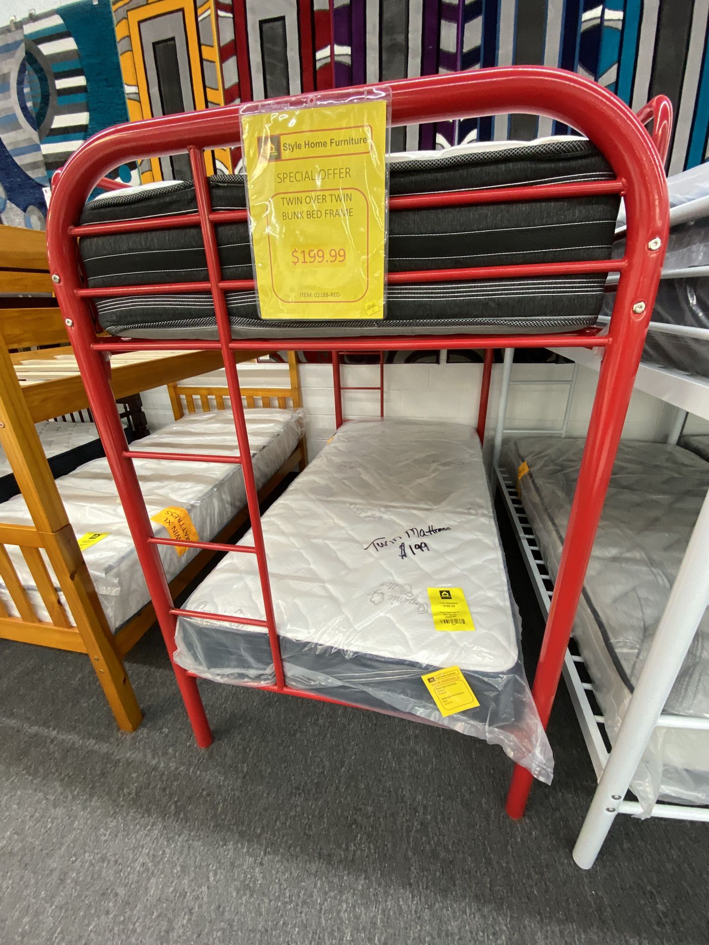 Twin Bunk Bed $199.99