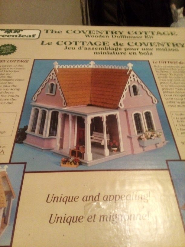 The Coventry Cottage Wooden Dollhouse 
