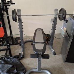 Bench Press and Weights 