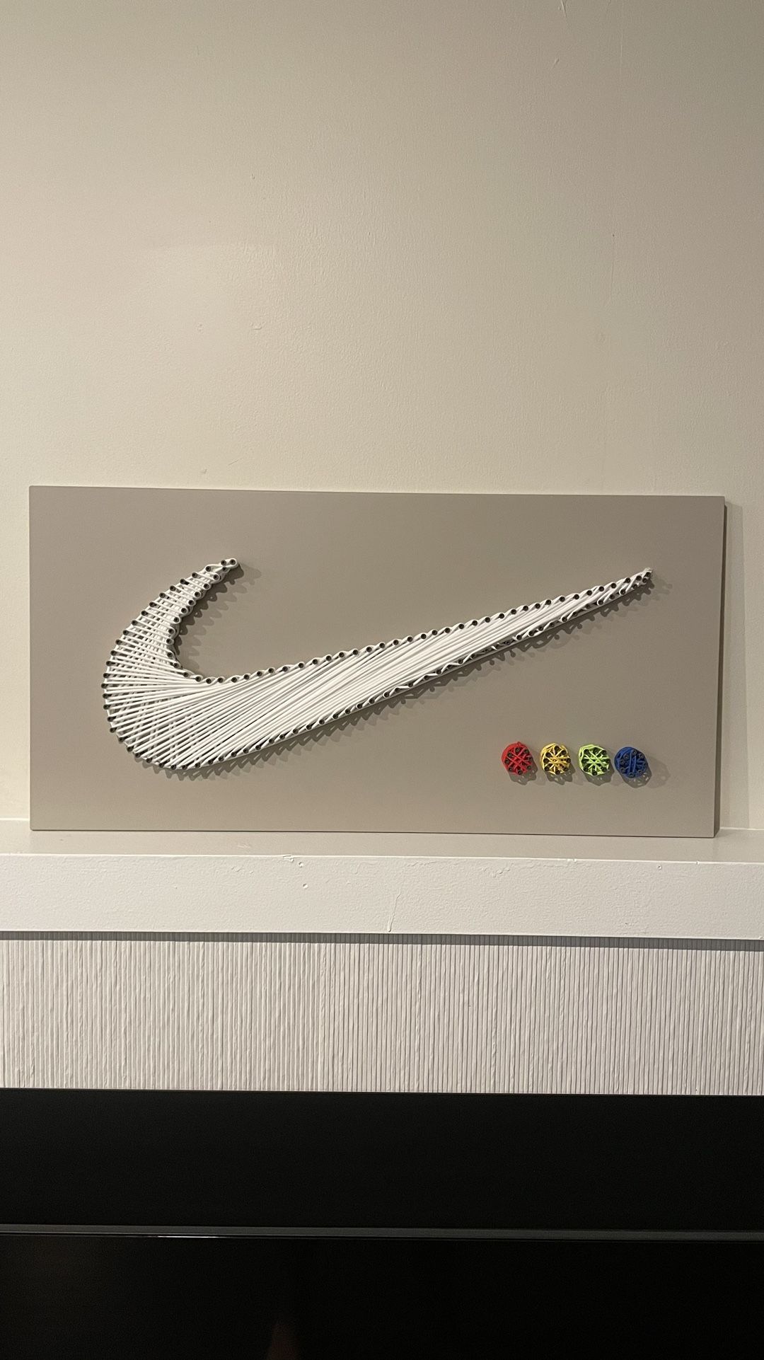 Nike Swoosh String Art