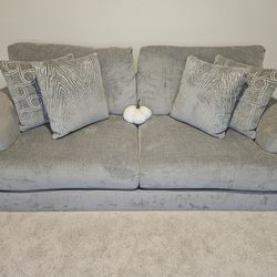 72" Recessed Arm Loveseat with Reversible Cushions