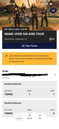 Boletos para Maná