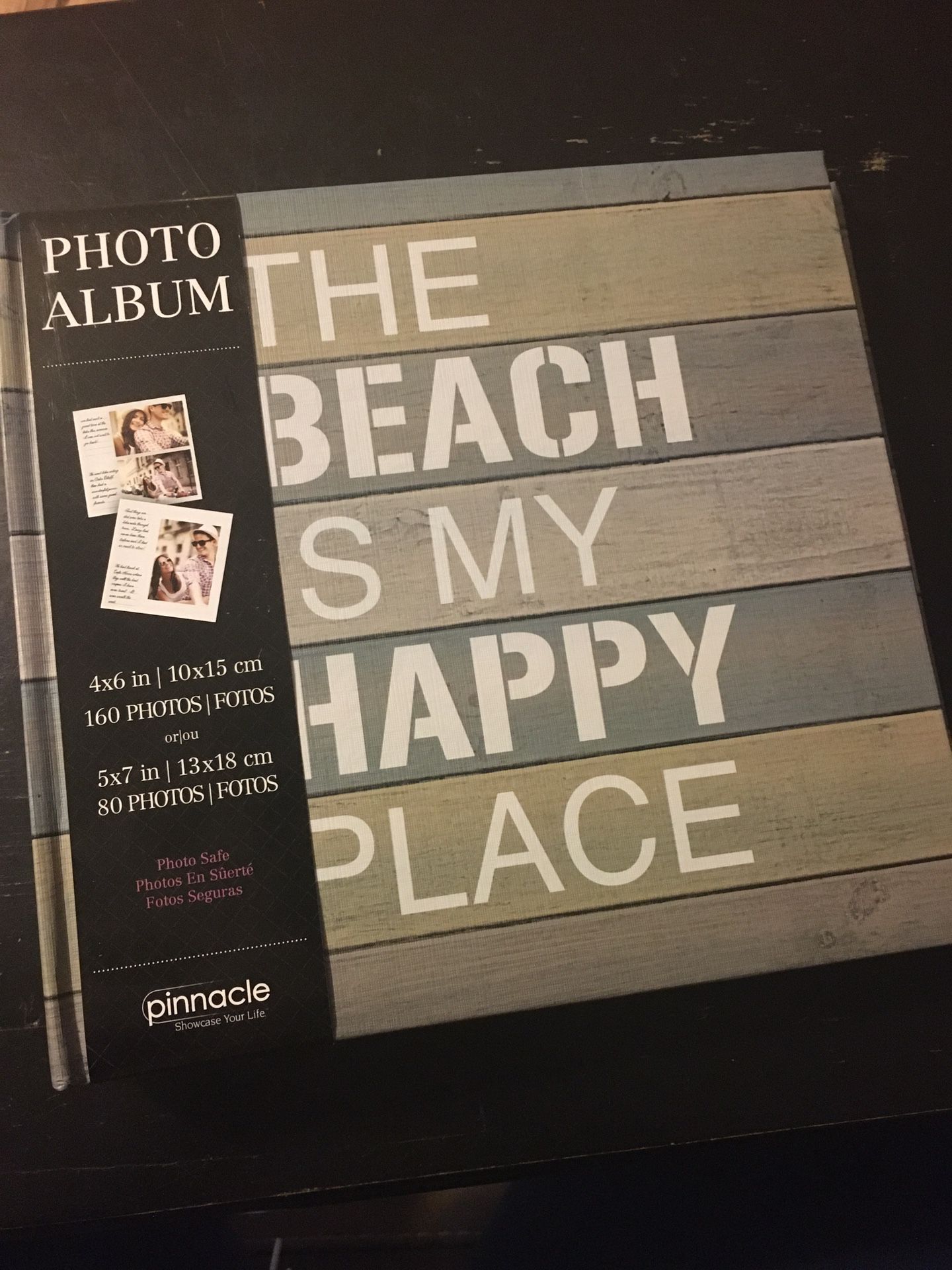 NWT Pinnacle Photo Album “The Beach is My Happy Place” 4x6 or 5x7