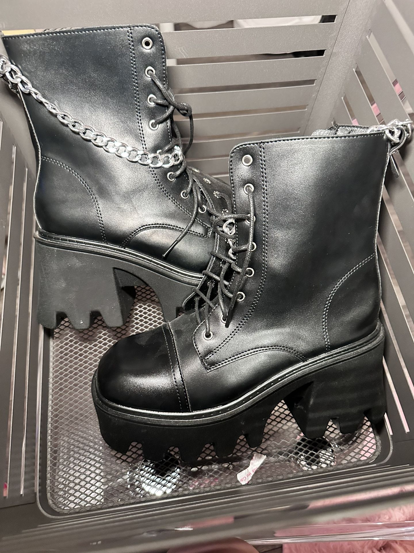 Black Platform Boots