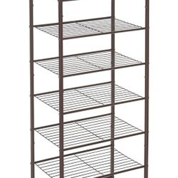 Shoe Rack 8 Tier Tall Shoe Storage Organizer, Sturdy Metal Narrow Shoe Rack Shelf for Closet Entry Small Space,

