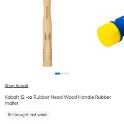 Kobalt Hammer Rubber Mallet