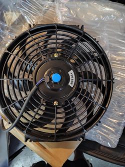 Universal 12" Slim Fan Electric 12V Mount Kit