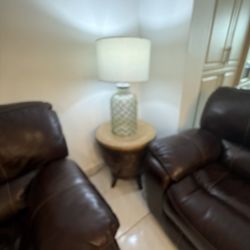 $75 Side Table And Lamp