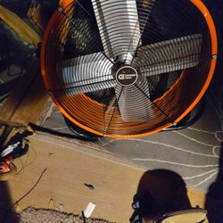 commercial electric 24 inch drum fan will provided portable 27.5 in with 11.5 in diameter and 26.2 in height