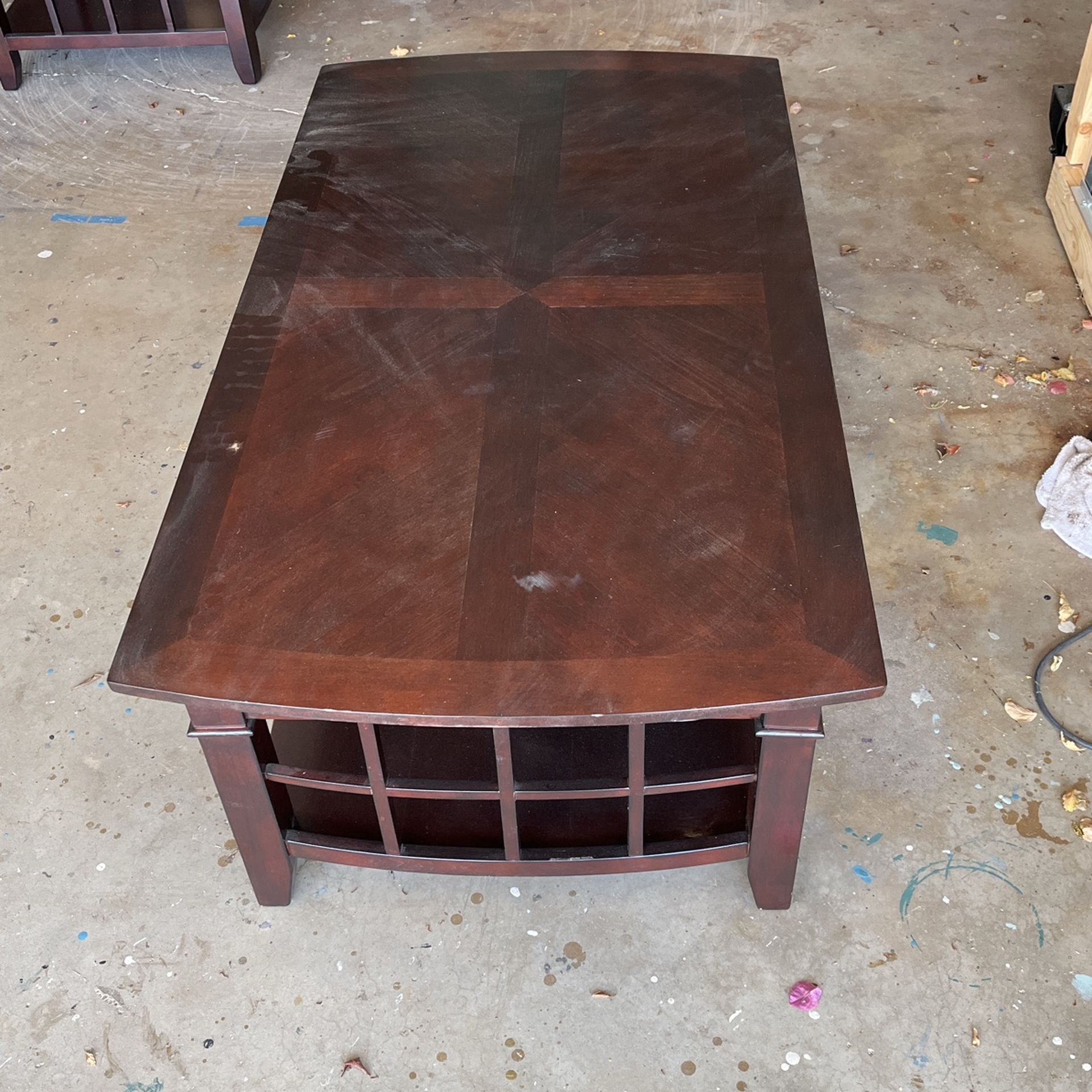 Coffee Table And End Tables