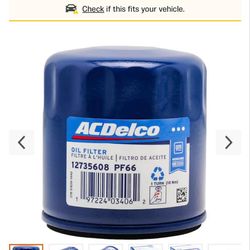 ACDelco GM Original Equipment Spin-On Engine Oil Filter PF66