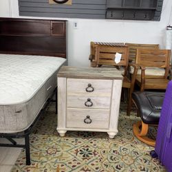 Two Drawer Nightstand 