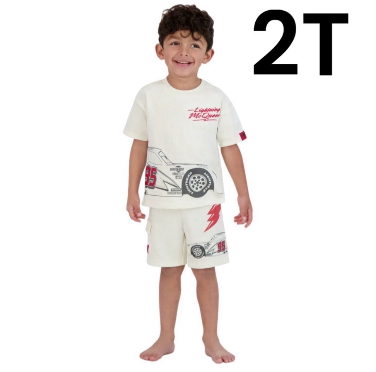 NEW!!! Disney Pixar Cars Graphic Tee & Shorts Set