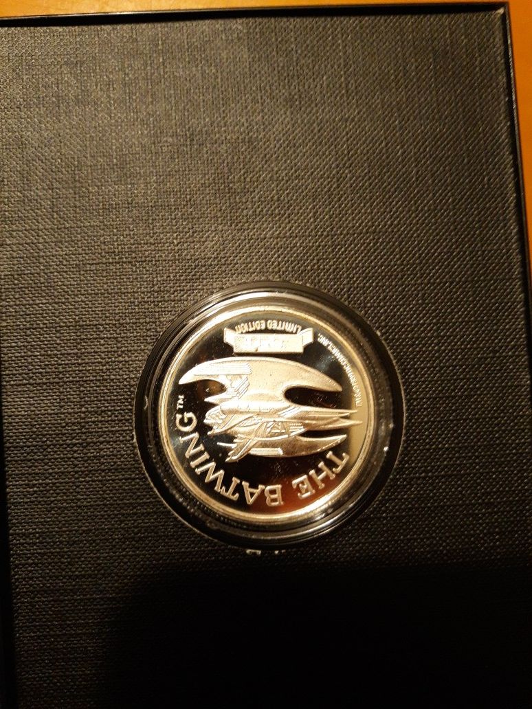 The Batwing 50th anniversary 1oz Silver collectable Batman coin