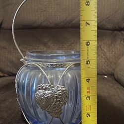 Blue Glass Planter / Catch All