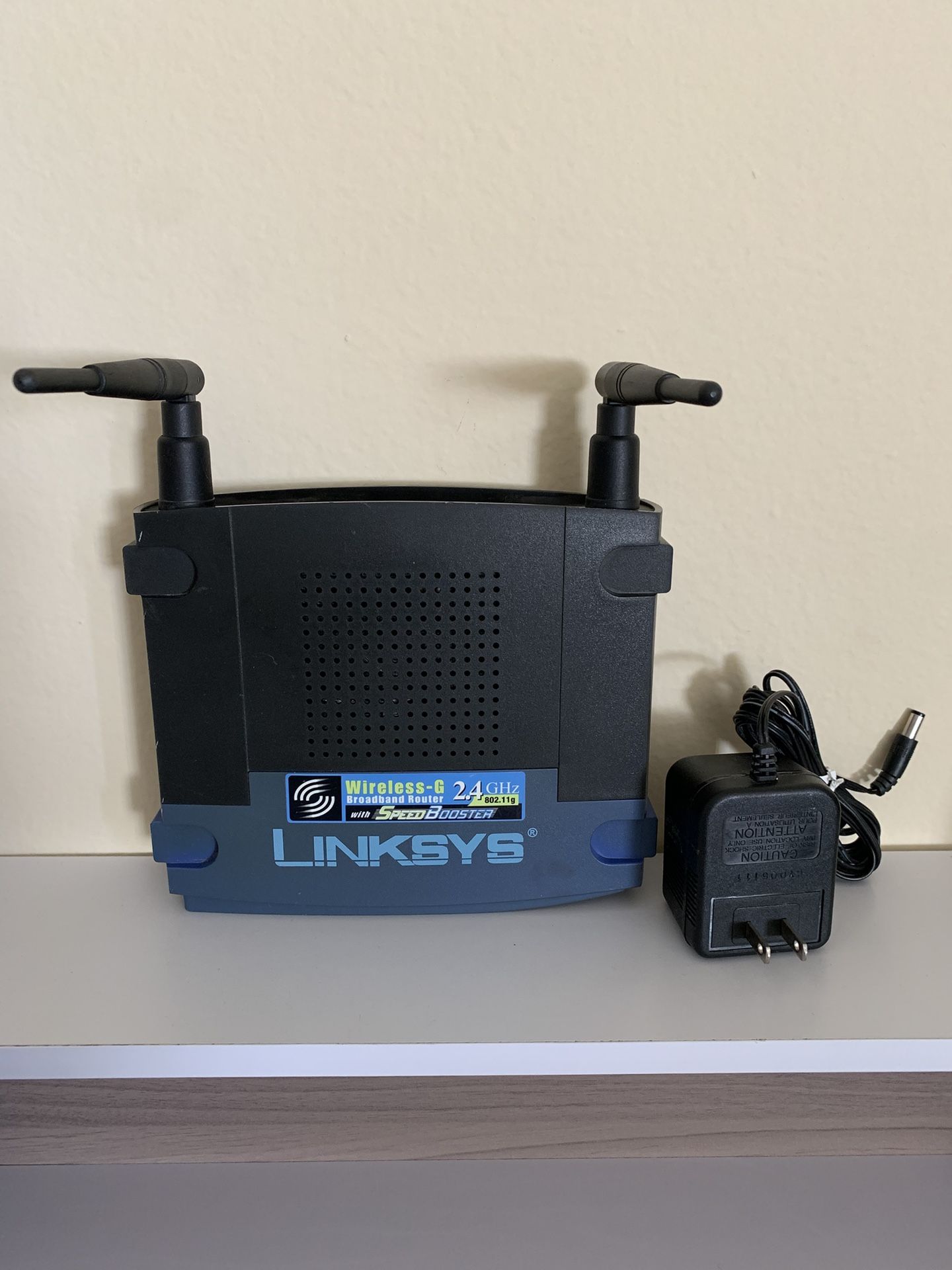Linksys Wireless-G Broadband Router with Speed Booster 2.4GHz 802.11g