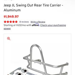 Jeep JL Tire Carrier 