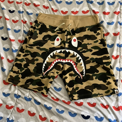 Bape 1st Camo Shark Shorts