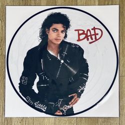 Michael Jackson Vinyl Record - Bad Picture Disk - New Sealed 