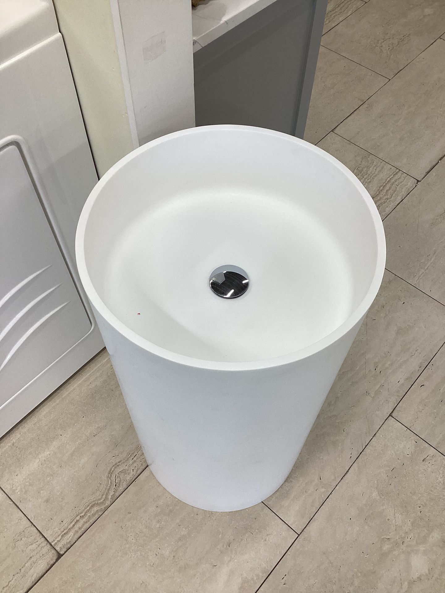 18” W X 35”H Solid Surface New White Color Vanity Sink Freestanding Ready For Pick Up Today,All Products : American Fashion Style Bags On Sale