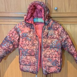 Hanna Andersson Girls Reversible Heavy Down Parka