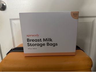 Breast milk storage bags