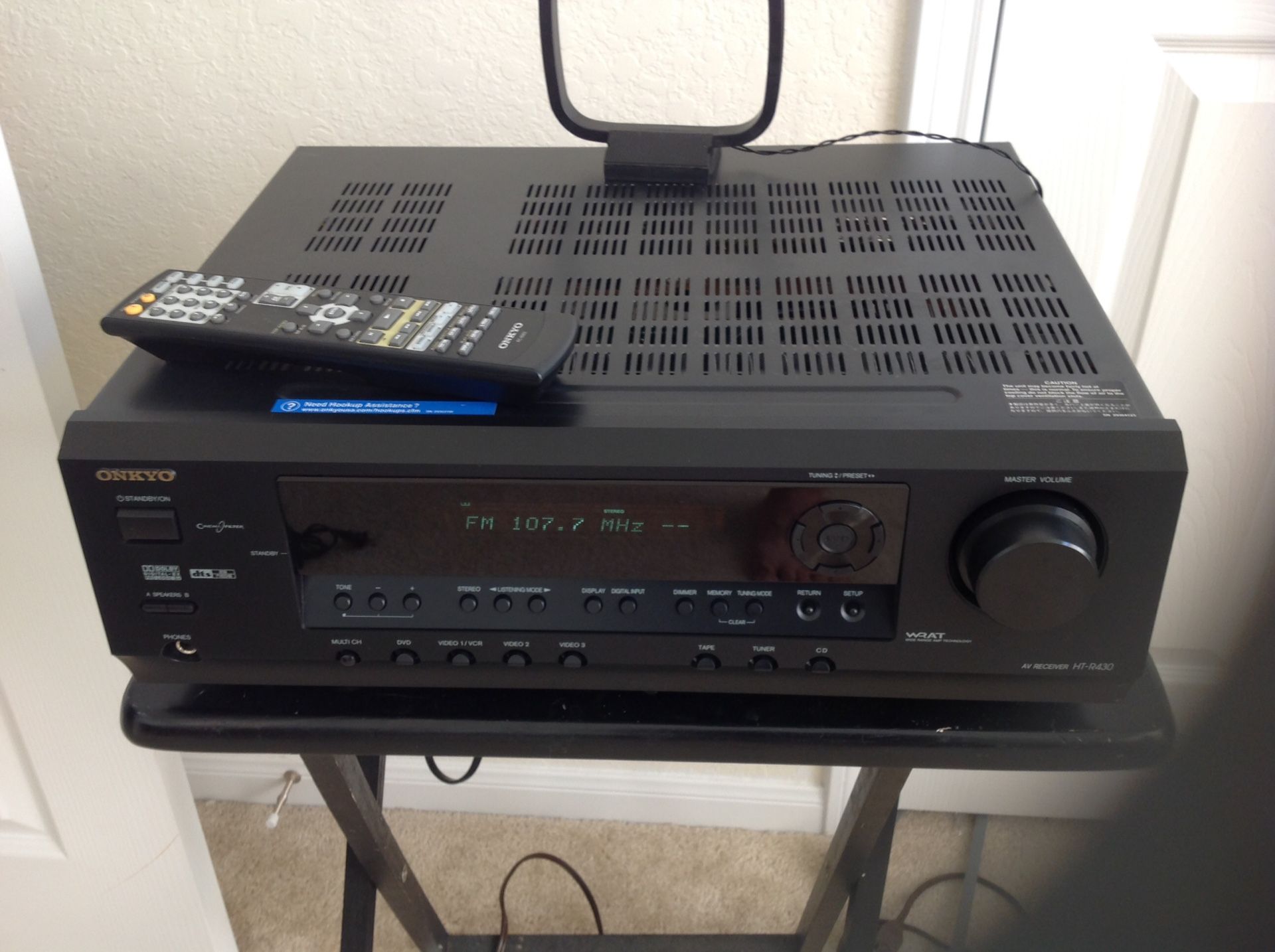 Onkyo HT-R430 Receiver with remote control