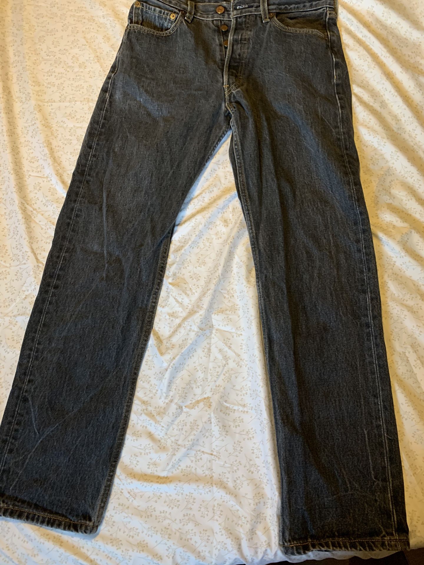 Levi’s 501’s Grey/black