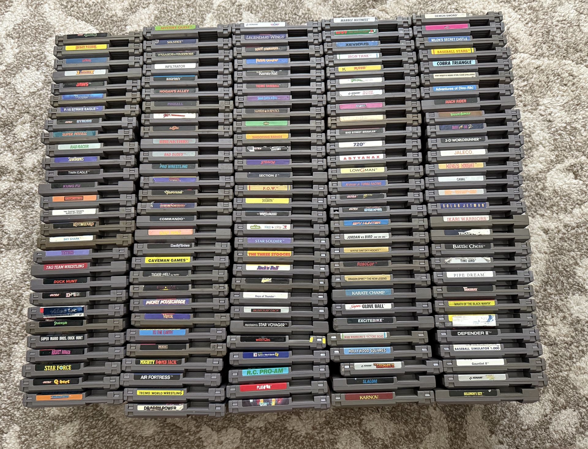 Nintendo Nes Games 10 Each