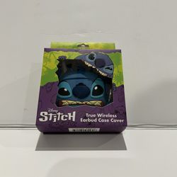 Disney Stitch True Wireless Earbud Case Cover NEW