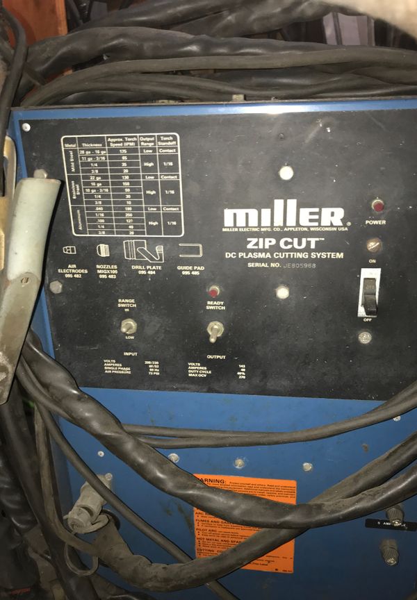 Miller Zip Cut Plasma Cutter for Sale in Torrance, CA - OfferUp
