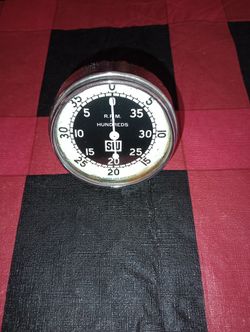 STEWART WARNER #757-W BI-DIRECTIONAL DRIVE TACHOMETER

