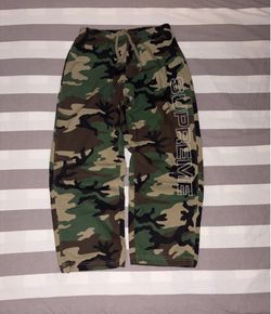 Supreme Spellout Embroidered Ripstop Track Pants