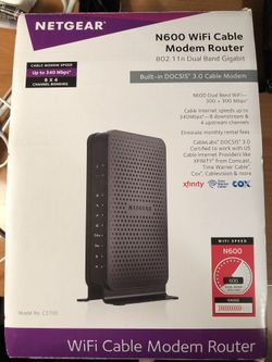 N600 WiFi Netgear Modem/Router