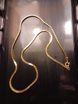 "23 gold Plated thick neck chain
