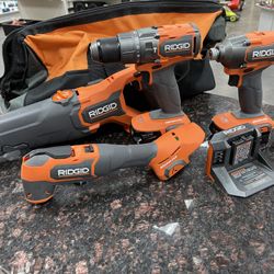 Ridgid Brushless Drill Set 
