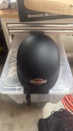 Harley-Davidson Matte Black Half Helmet