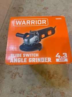 Warrior 4.3 Amp Slide Switch Angle Grinder
