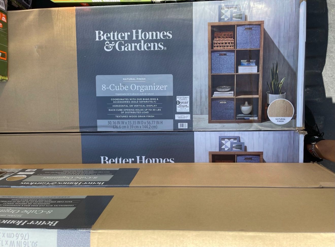 Better Homes & Gardens 8 Cube Shelf Organizer