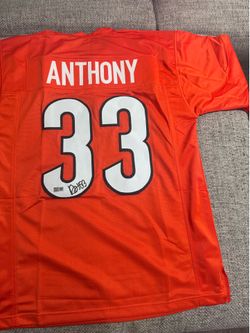 Daijahn Anthony Signed Autograph Custom Jersey Metabilia Coa -Cincinnati Bengals