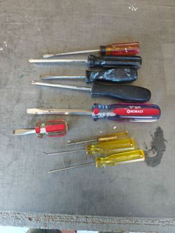 Screwdrivers Philips Flat Head