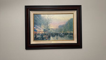 Thomas Kinkade panting
