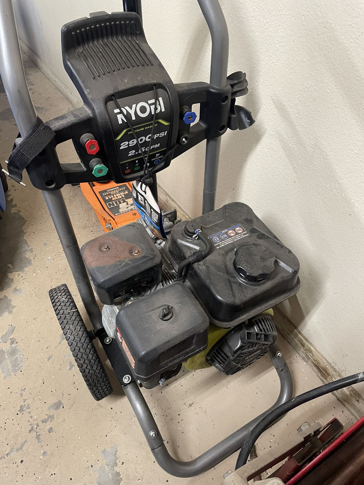 Ryobi 2900 Psi Pressure Washer And Hose