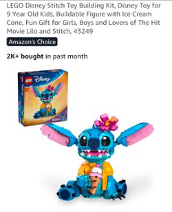 LEGO Disney Stitch Toy Building Kit, Disney