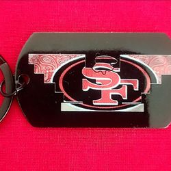 THE NEW! SF 49ERS HUELGA BIRD KEYCHAIN