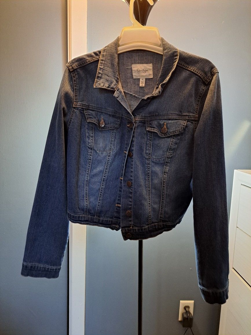 Jessica Simpson Women's Denim Jacket-XL