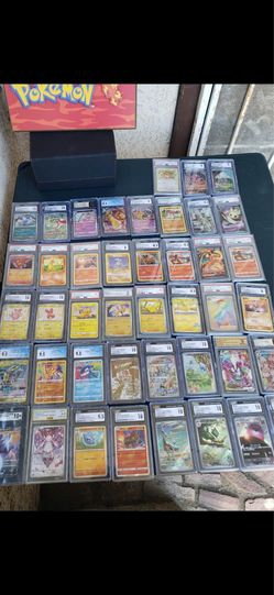 $80! Per Card. 10 for $700!. 20 for $1350! 30 for $1950! 44 for $2600! Pokémon Cards Collection. Im willing to Trade all for Car with Paperwork