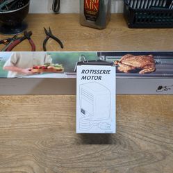 New , BBQ Rotisserie Set